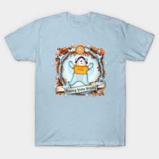 making snow angels T-Shirt